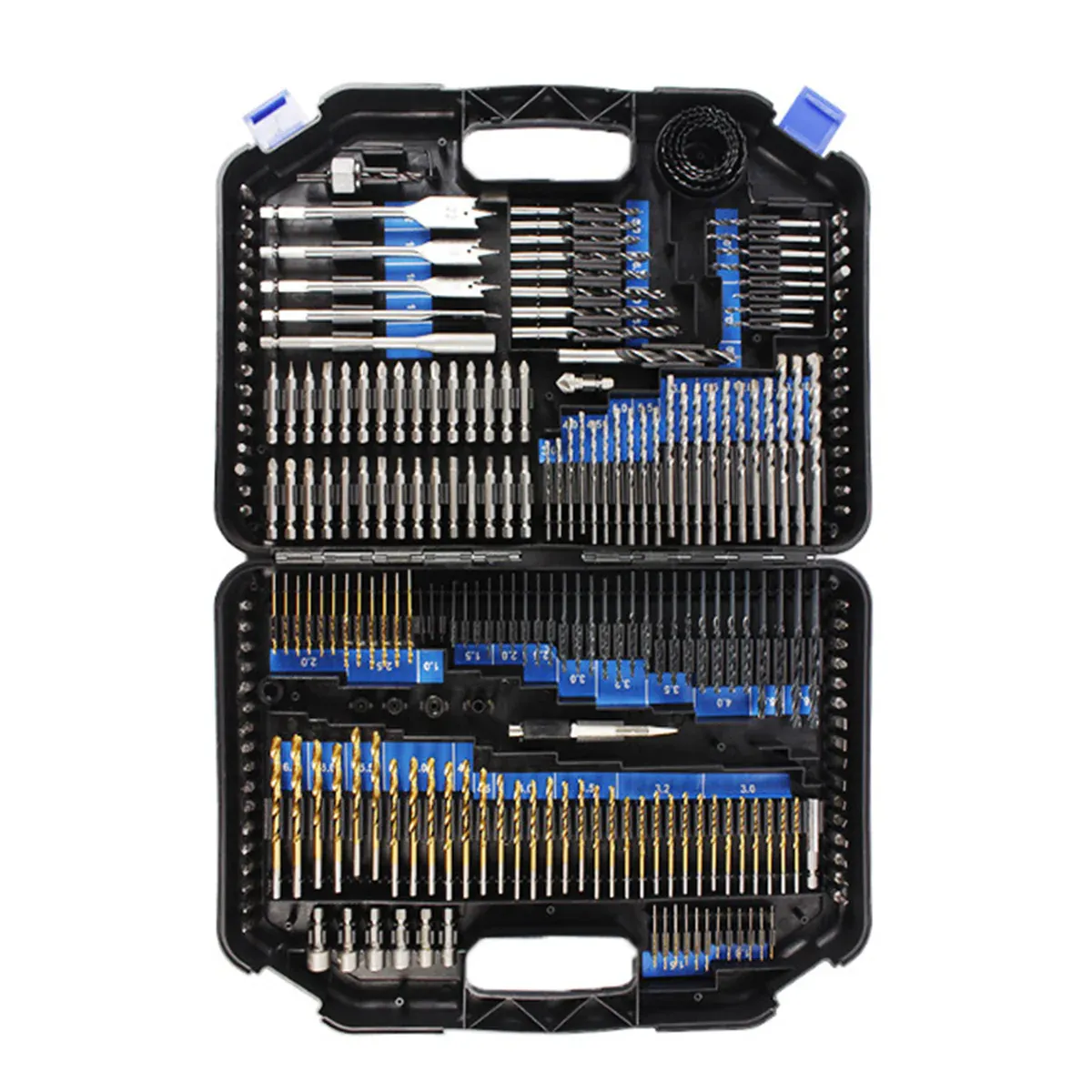 246pcs Drill Bit Set Hole Opener Drills Kit Metal Wood Plastic DIY Power Tools โ image 2