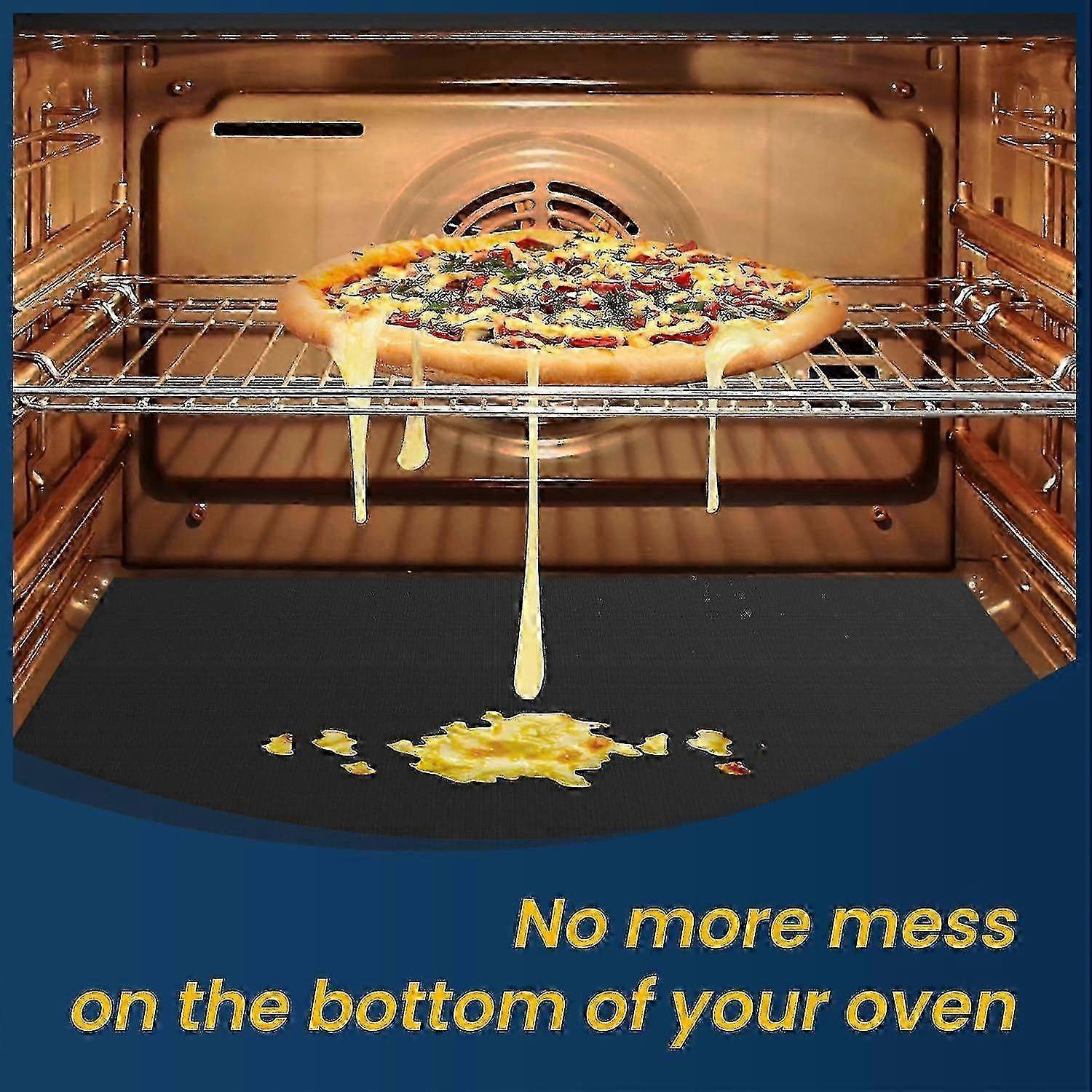 2-Pack Heavy-Duty Oven Mat - Reusable Teflon Stovetop & Grill Protector — image 5