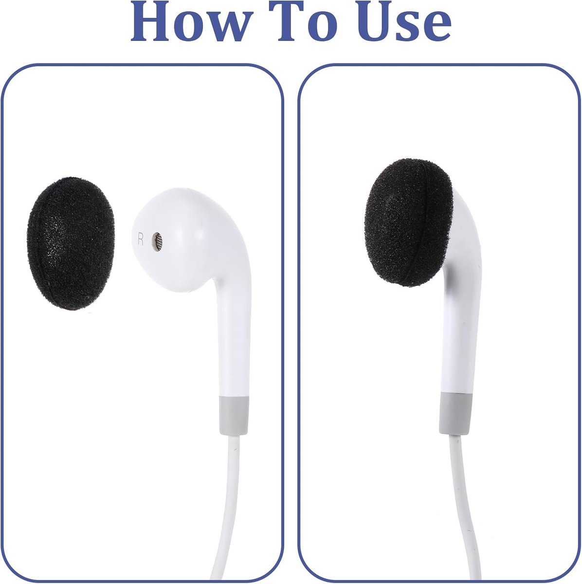 12 Pieces Soft Foam Replacement Ear Cushions - Headphone Ear Cushions - Universal - Sponge Earplug Cushions - for MP3 MP4 Headphones โ image 4