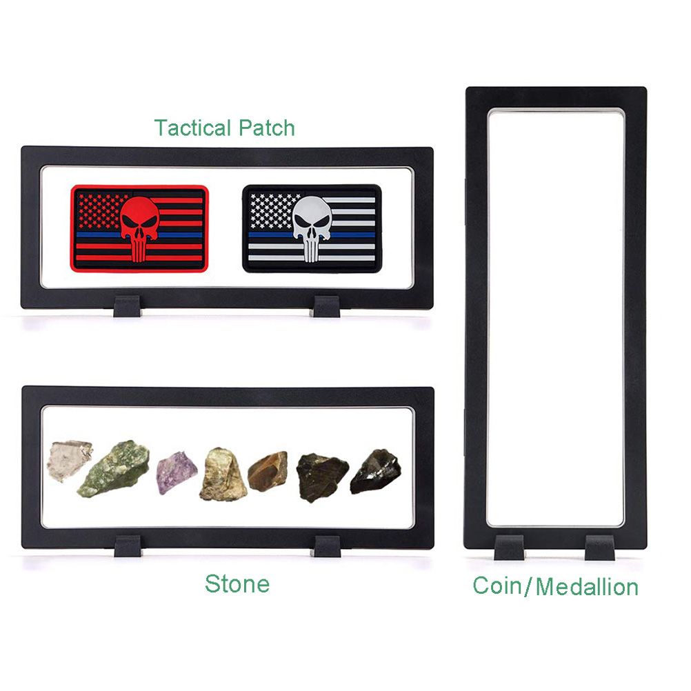 3D Floating Display Stand with Two Bases for Medallion Antique Coin Desktop Display Stand — image 5