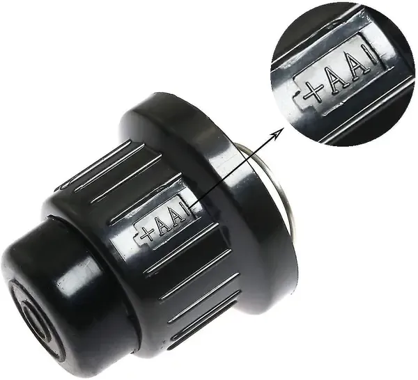 2 Pack AA Battery Push Button Igniter Caps Replacement for Gas Grill Spark Generator, for Gas Grill Repair and BBQ Maintenance, Black — image 2