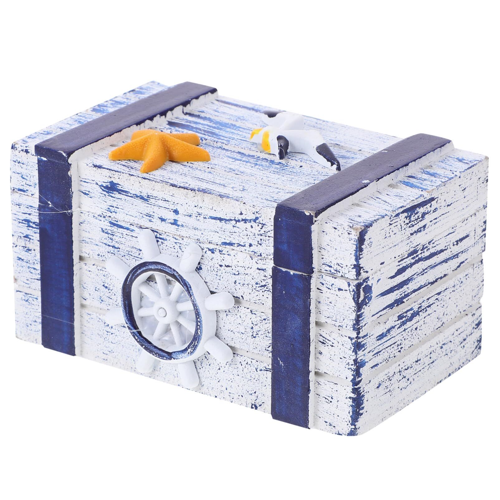 Retro Mediterranean Storage Box Storage Cases for Jewelry Wood Storage Case Wooden Jewelry Organizer Jewelry Container Wooden