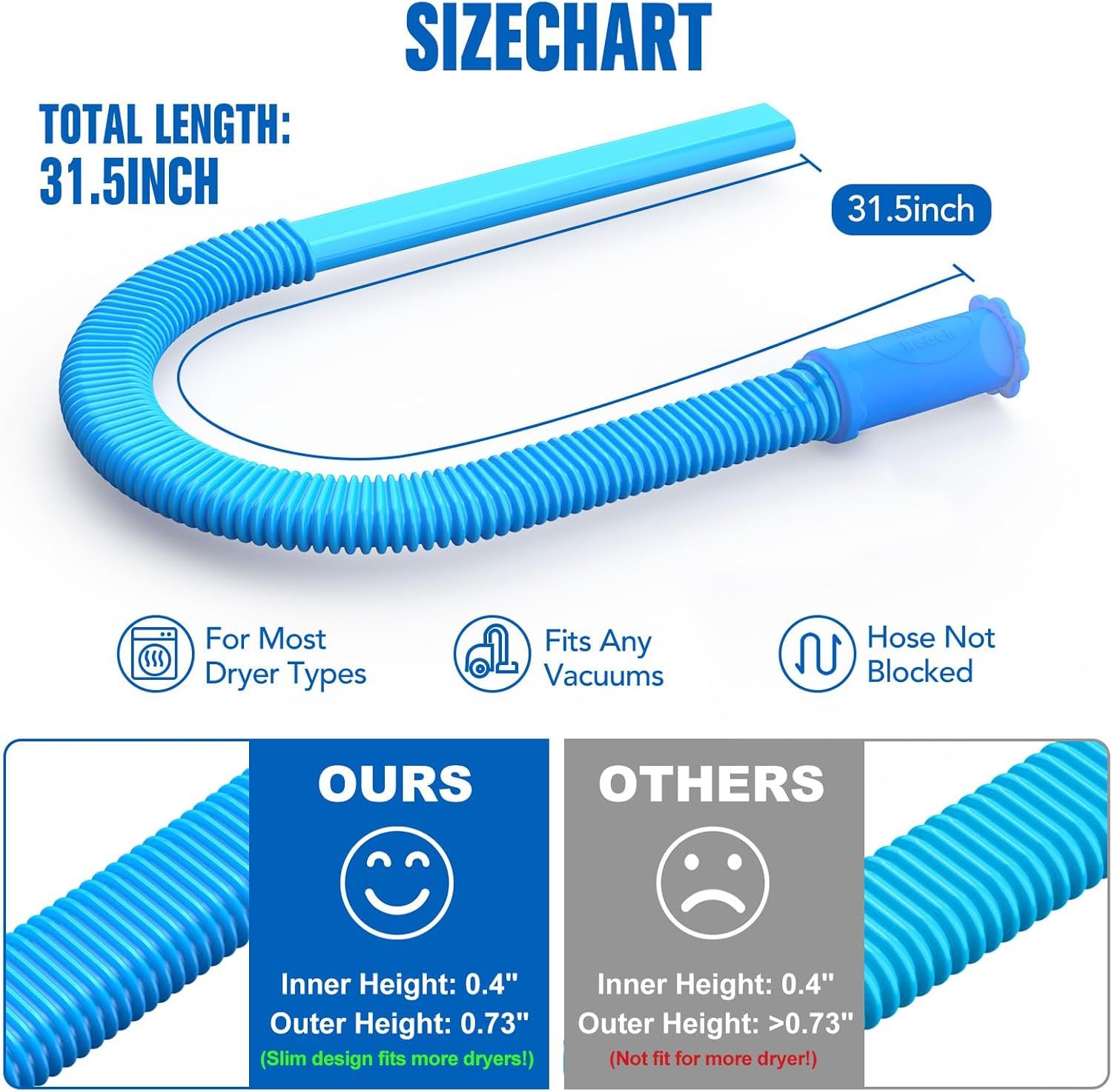 Universal Dryer Lint Cleaner for Vacuum Cleaners Blue โ image 6