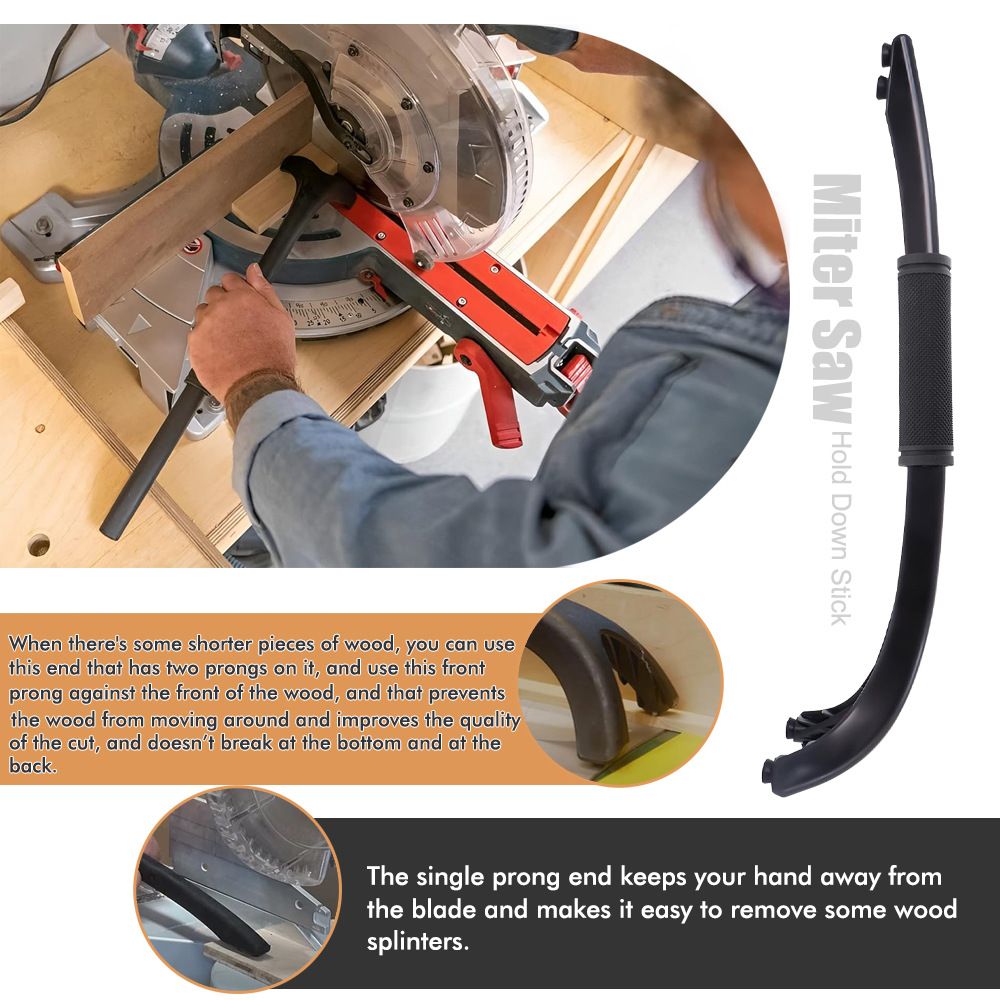 Miter Saw Hold Down Stick, Woodworking Safety Push Stick for Miter Saw Operation โ image 5