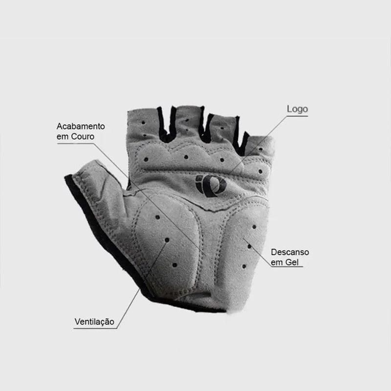 L Size Cycling Bicycle Half Finger Bike Gloves Unisex Anti Slip Padded - Blue โ image 6