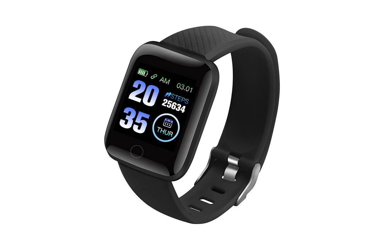 116plus Waterproof Smart Watch Sports Fitness Trackaer with Heart Rate Monitor for Men and Women-Blue โ image 3