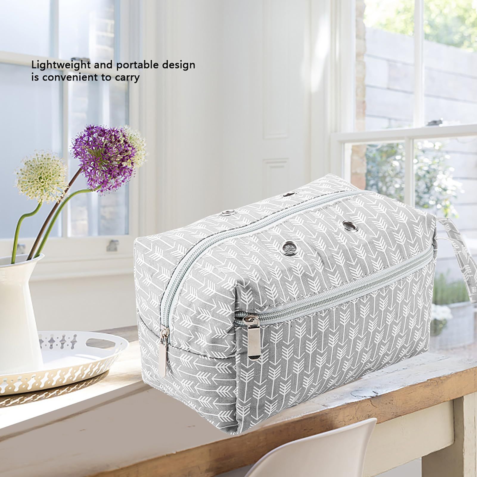 Large capacity yarn storage bag, handbag, portable crochet hook storage bag, wool ball crochet needles, unfinished knitting tools — image 5