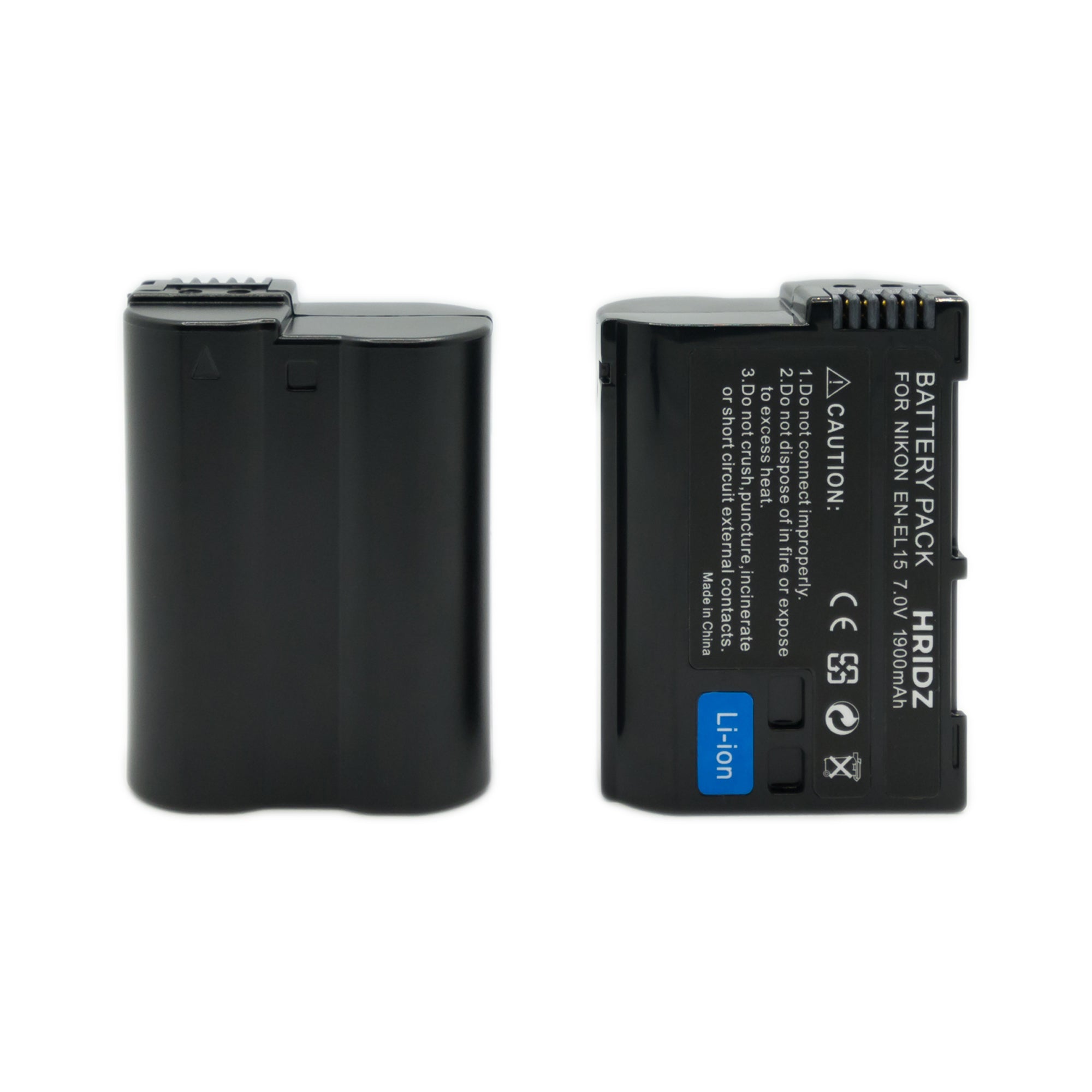 Hridz EN-EL15 Battery & Charger set for Nikon Z6, Z7, D780, D500, D600, D610, D750, D800, D810, D810a, D850 — image 5