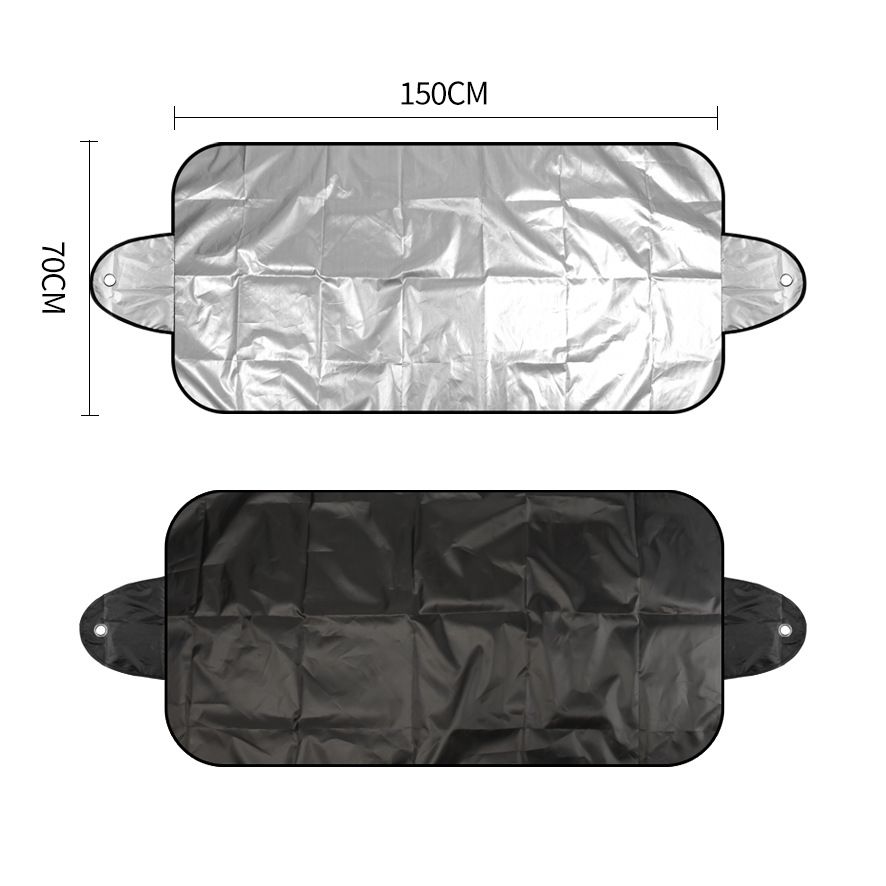 All Seasons Reversible Car Windshield Cover - Winter Protection, Summer Sun Shield, Water-Resistant, Durable Material