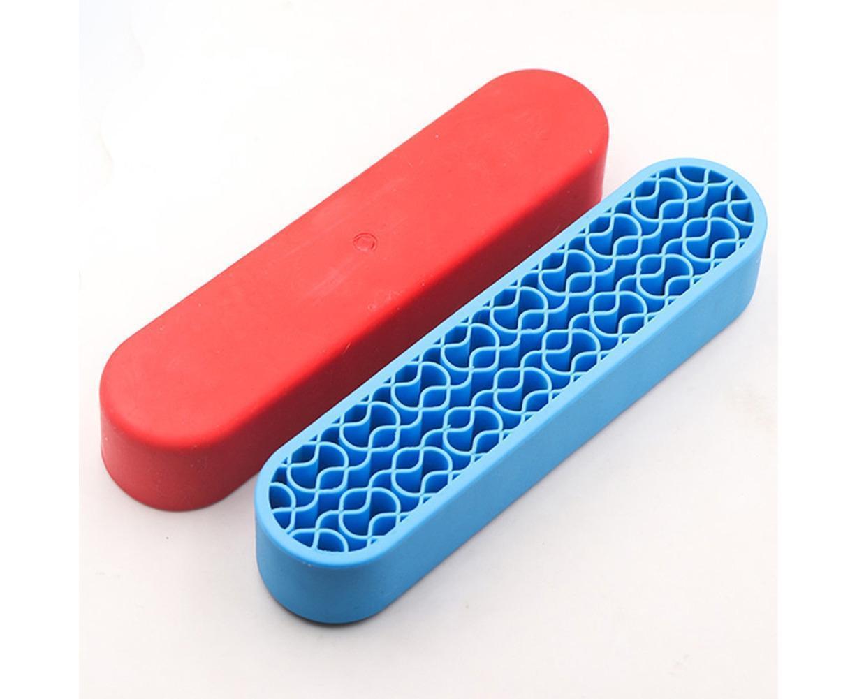 Silicone Nail Pen Holder Makeup Brush Display Stand Storage Case Desk Organizer-Pink โ image 6