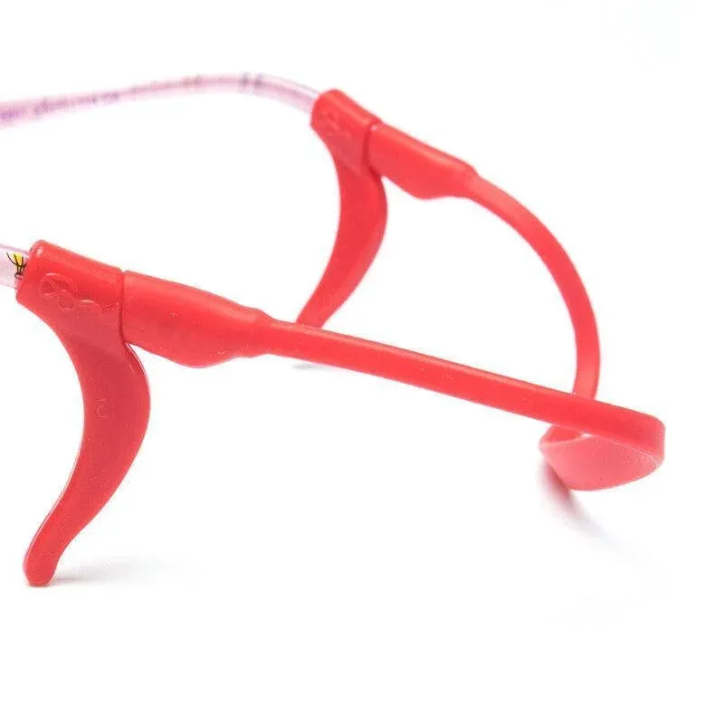 Silicone Glasses Strap and Ear Grip Set Eyeglasses Holder Cord with Hooks 20cm - Blue โ image 4