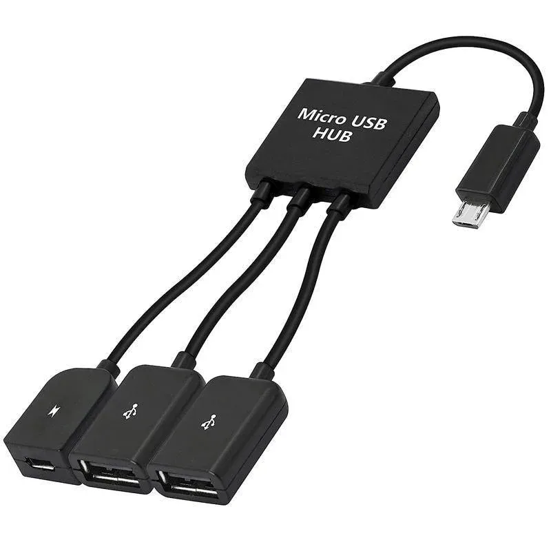 Micro USB 2.0 OTG HUB Cable Adapter AU Male to Female Dual Host Fast Transfer — image 2