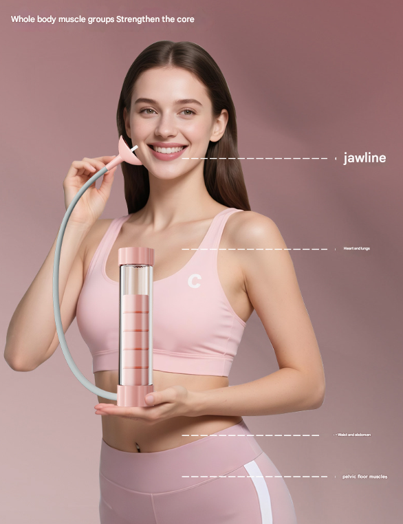 Blue Adjustable Breathing Exerciser & Respiratory Muscle Trainer - Lung Capacity, Core & Pelvic Floor Fitness Tool — image 6