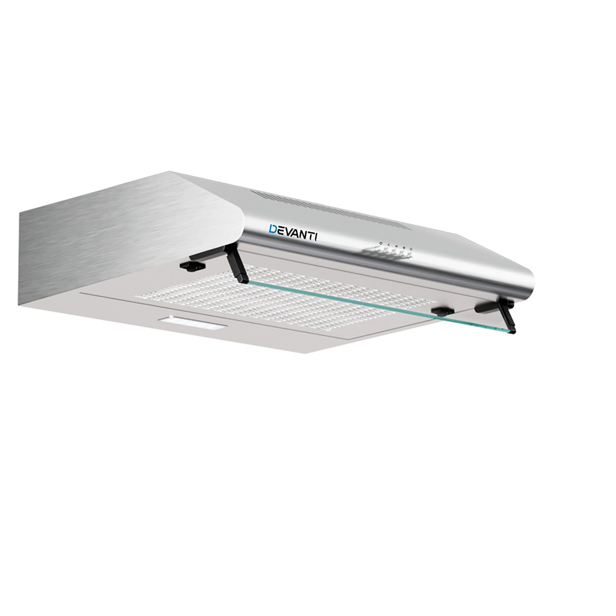 Devanti 600mm Range Hood 60cm Rangehood Kitchen Canopy LED Light Stainless Steel โ image 3