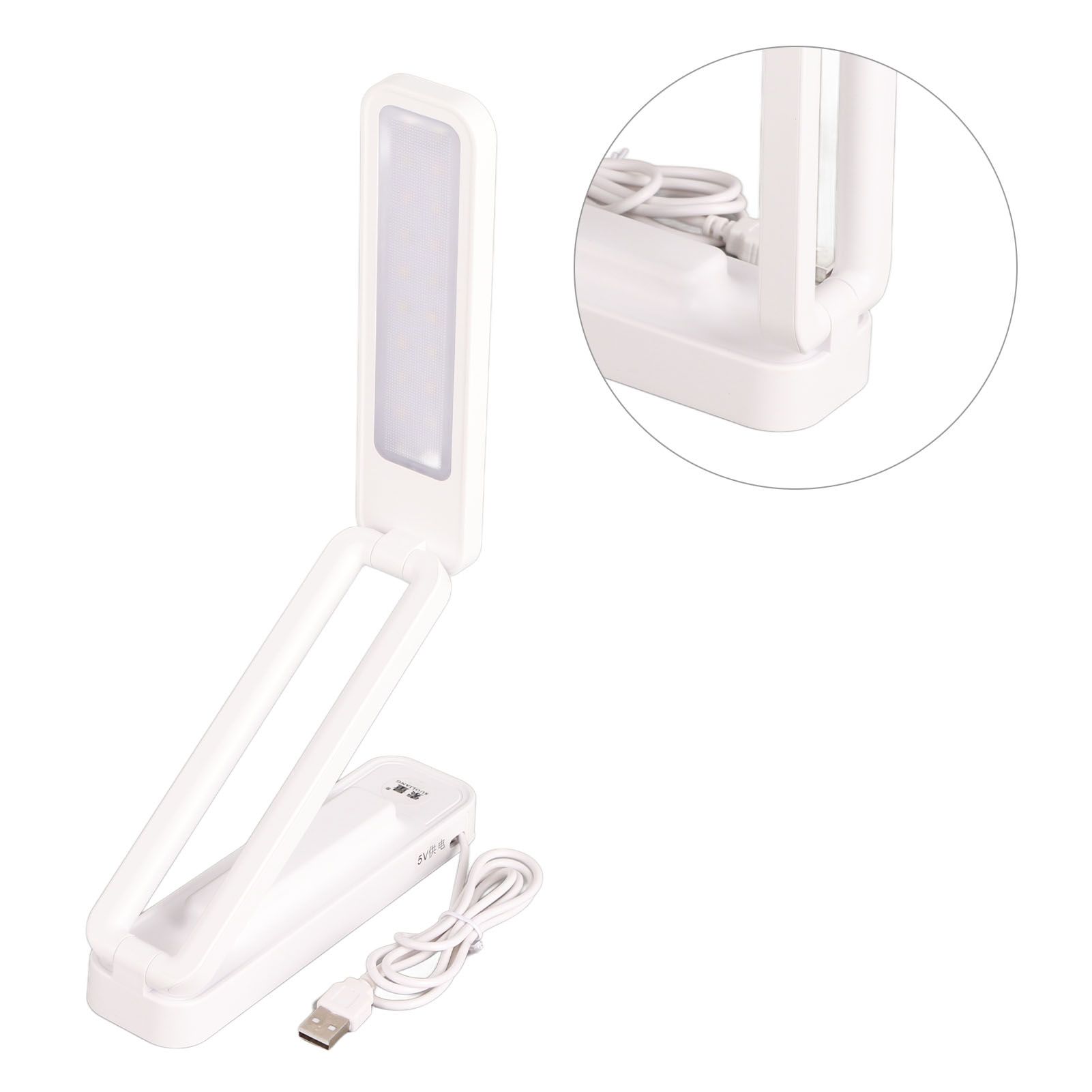 Desk Lamp Foldable Portable Plug in Soft Light Table Lamp for Office Home โ image 3