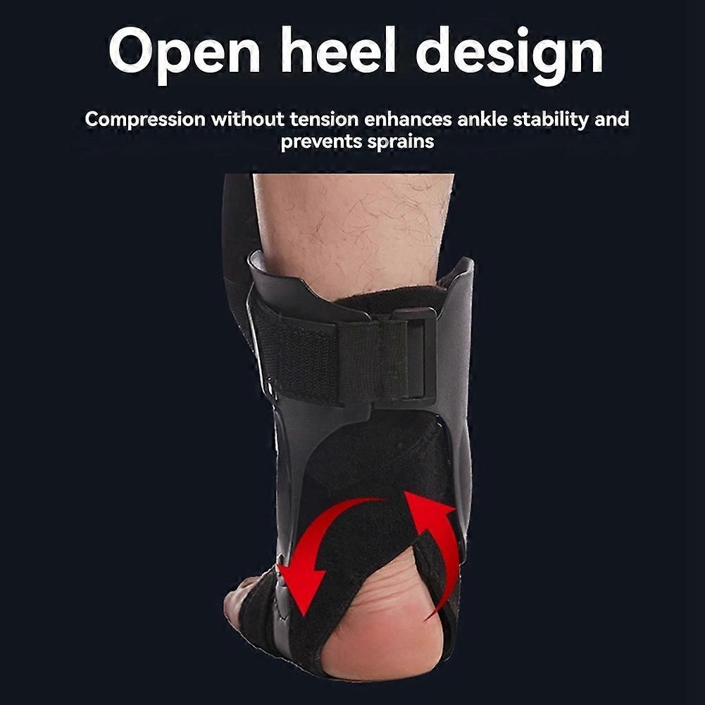 Ankle Support Brace, Adjustable Compression Ankle Stabilizer with Dual-Side Support for Sports & Training - XL — image 4