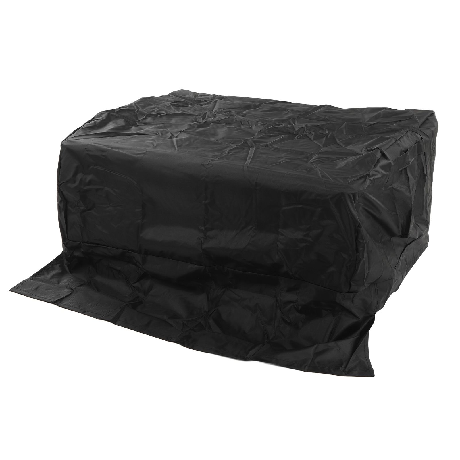 BBQ Grill Cover Waterproof Oxford Cloth Outdoor Rainproof Dustproof Sunproof Built in Grill Top Cover Grill Cover Black — image 4