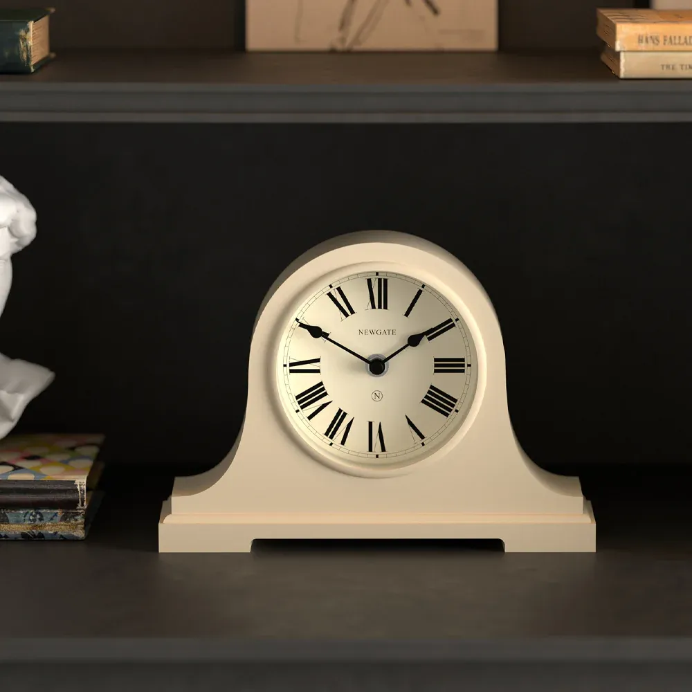 Newgate Broadway Mantel Clock-Vanilla Cream — image 2