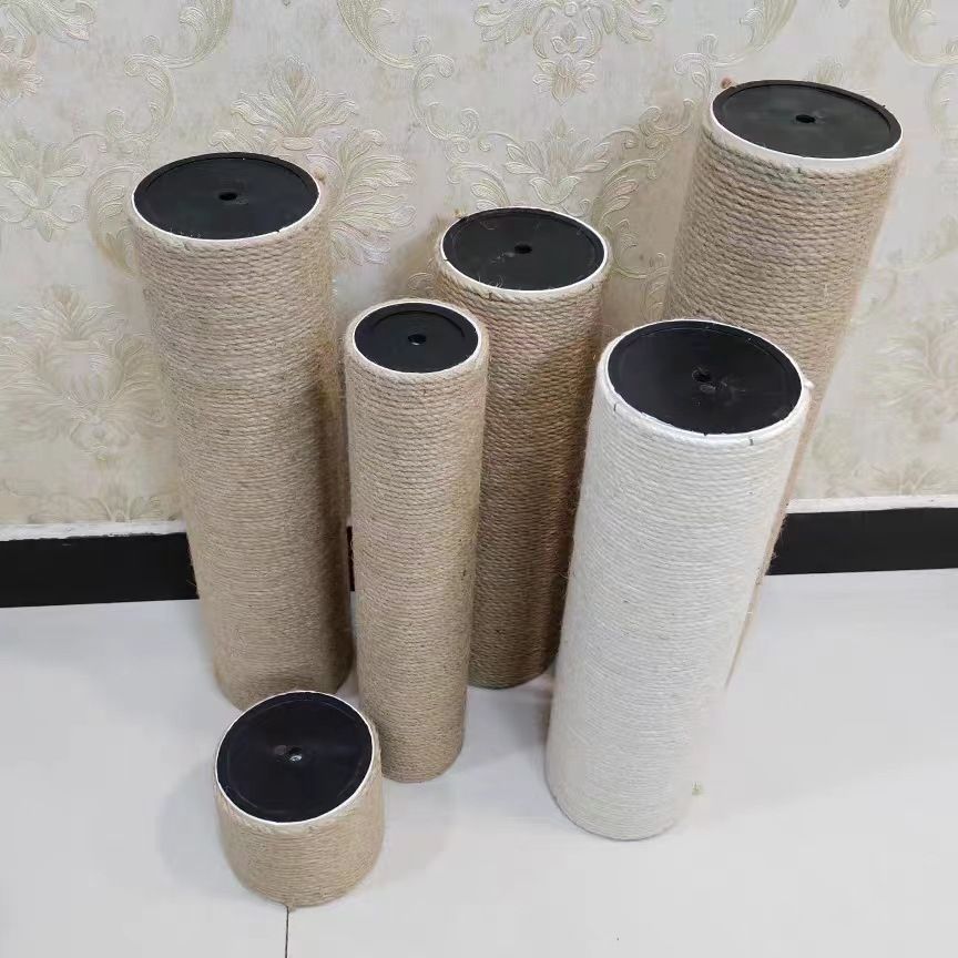 Cat Climbing Frame PVC Post 8.5cm Meow Star Climb White twine Post 12 diameter 10cm long — image 4