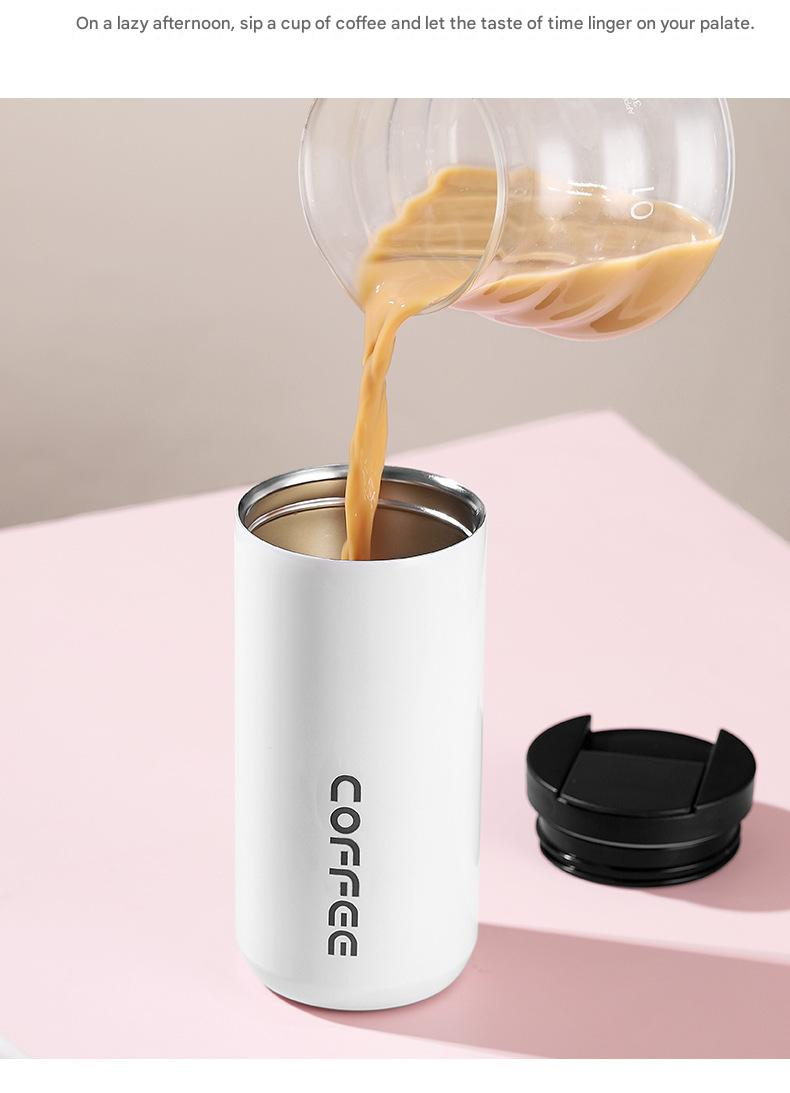 Black Stainless Steel Coffee Mug 500ml Vacuum Insulated Travel Cup 8 Hours Heat Retention Leak-Proof Lid 304 Food-Grade Steel Portable Office Car Tumbler โ image 6