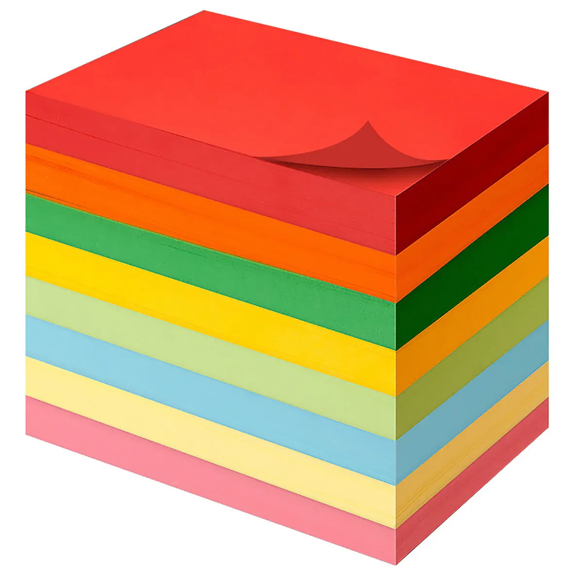 A4 Coloured Paper 70/80GSM Multi Colours for Craft Scrapbook School Project - 25-Colour — image 6