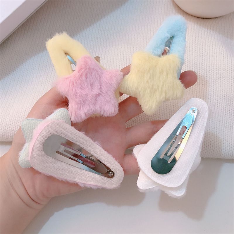 Hair Clips for Girls, Cute Barrettes Women Metal Snap Hair Clips Accessories Hair Gift for Girls (4PC) — image 3