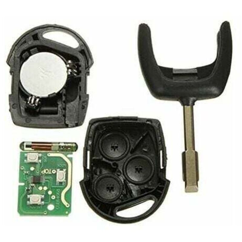 pc 3-button 433 MHz FOB remote key for Ford/Mondeo/Fiesta/Focus/Ka Transit โ image 2