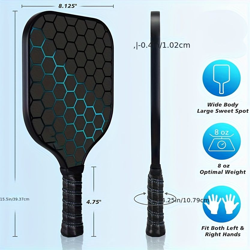 glass fiber graphite Pickleball racket set โ image 2