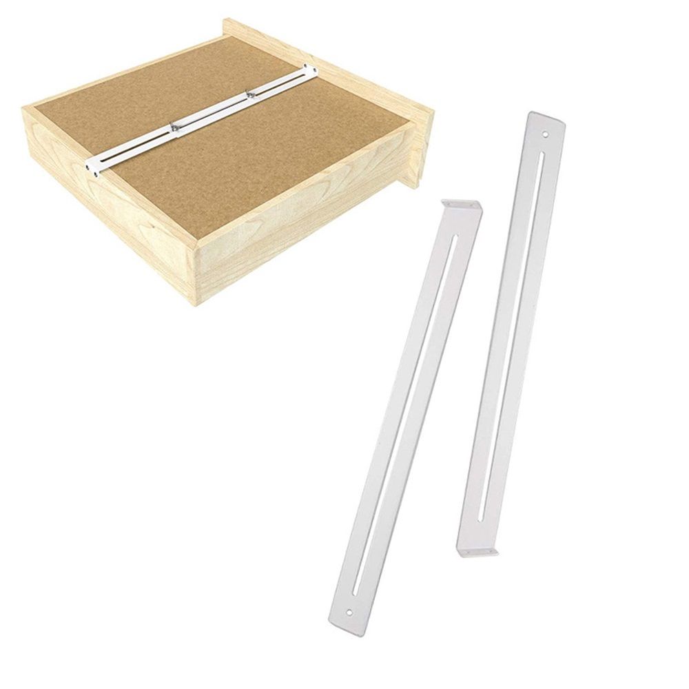 Drawer Repair Kit - Used to Reinforce and Repair Wooden/Chipboard Drawers Cabinet Reinforcement Heavy Duty Steel Hardware Furniture Accessories - Includes — image 2
