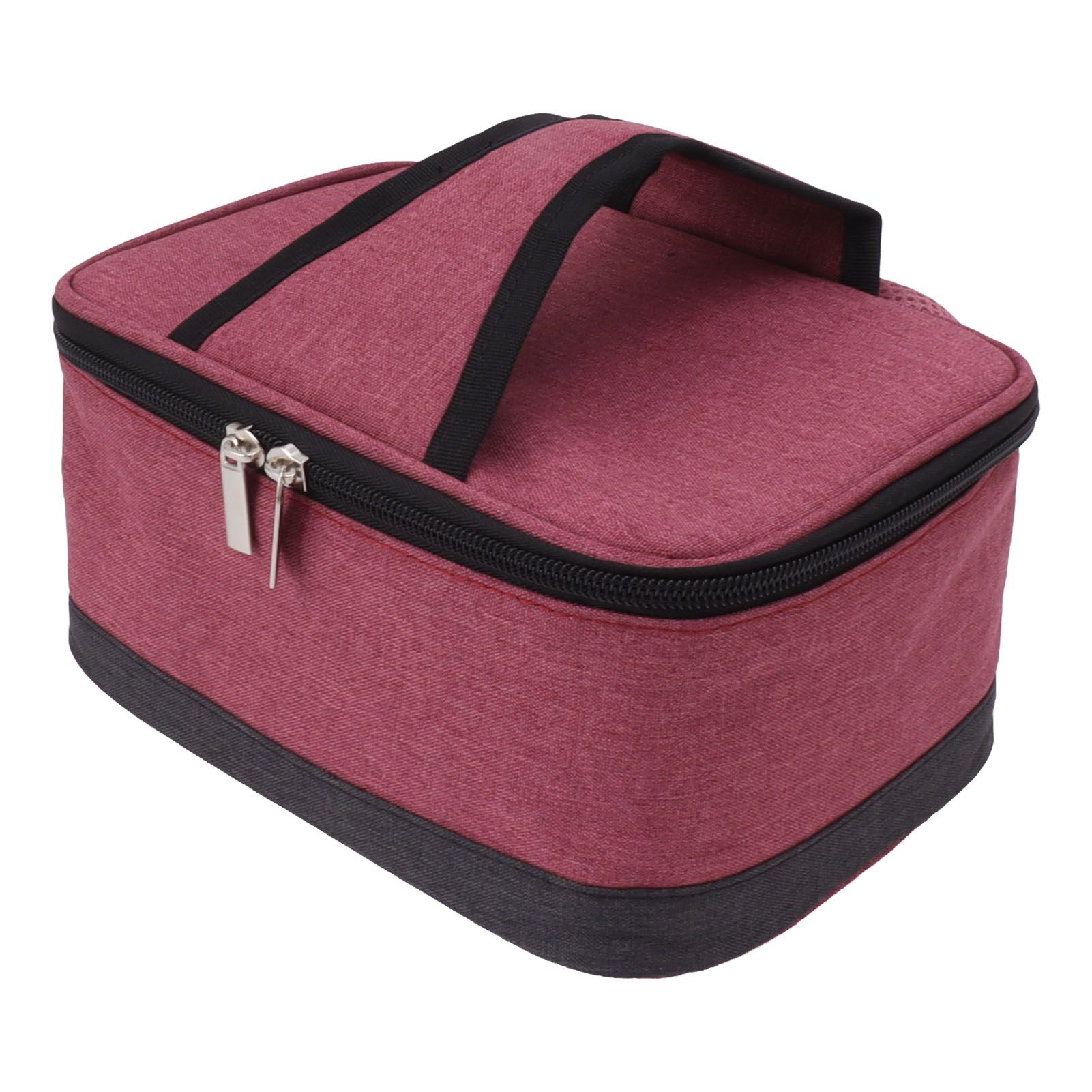 USB Heating Insulation Bag Portable Electric Heating Food Container Constant Temperature Heating Bag for Outdoor Wine Red โ image 3