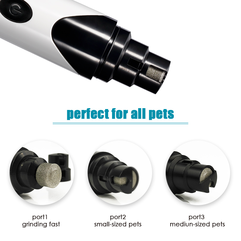 YES4PETS Electric Pet Dog Cat Quiet Nail Grinder Clipper Cutter Trimmer Grooming Care — image 4
