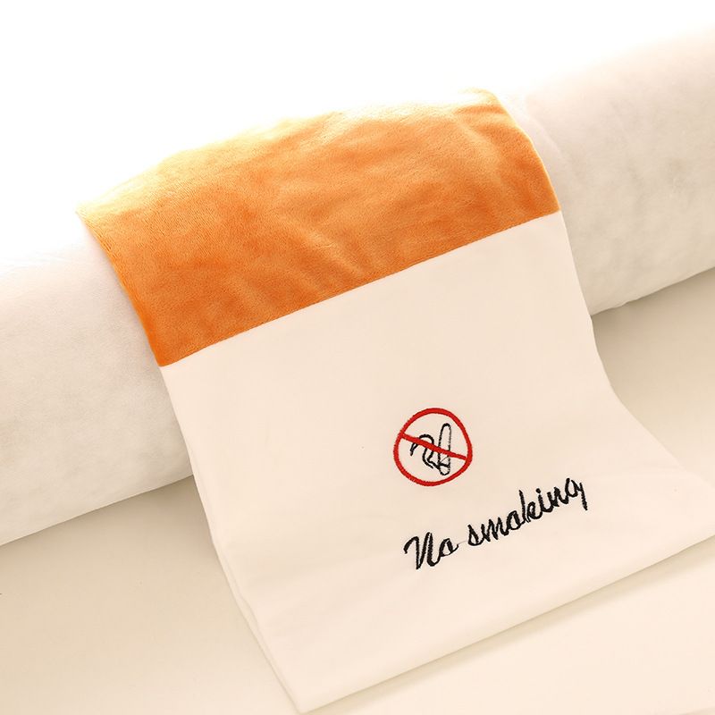 Unique Cigarette Plush Toy Cushion 50cm No Smoking Pattern Long Cylindrical for Boys and Girls(50cm/19.6 inch) — image 3