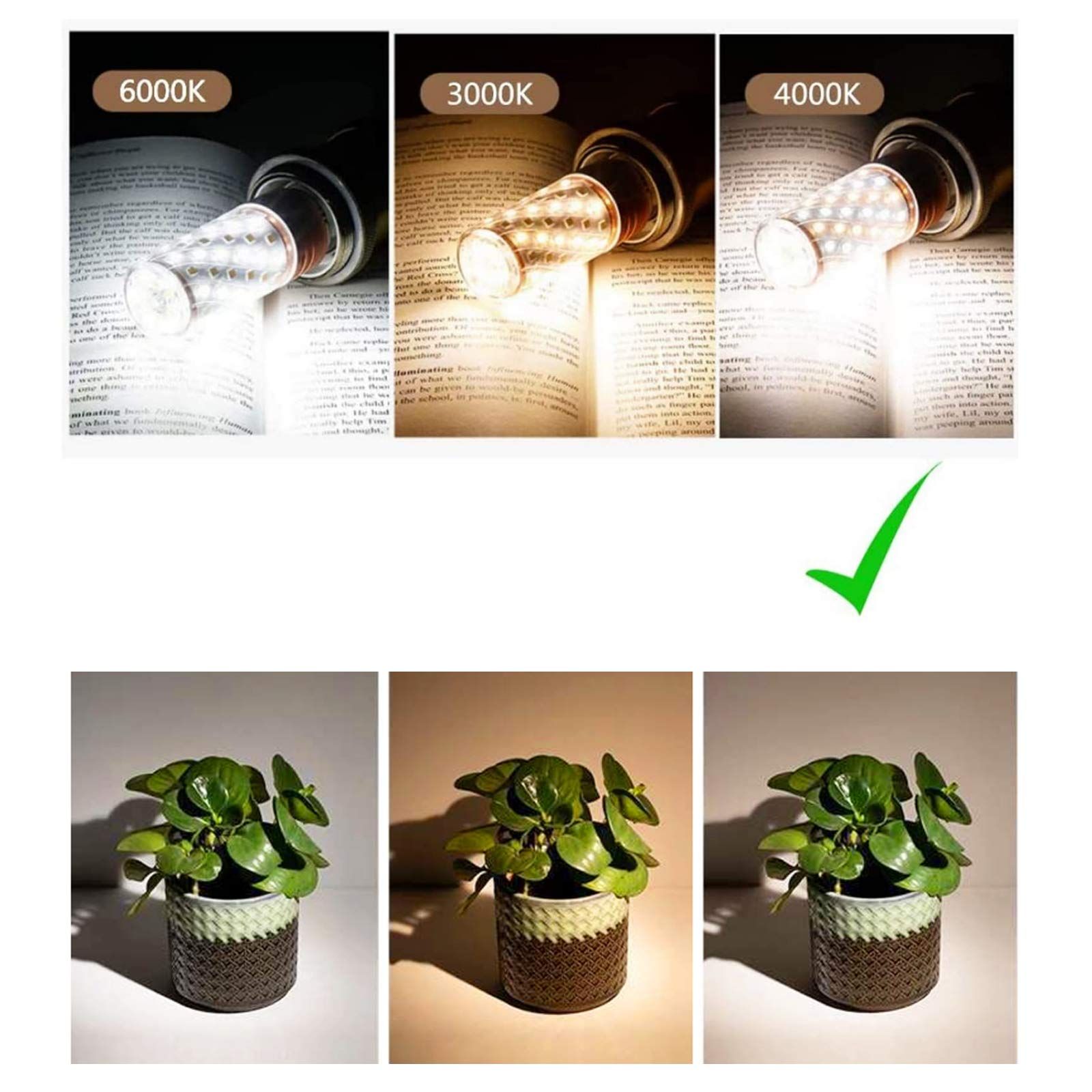 E14 LED Corn Bulbs 4000K, 16W Europe Base Candelabra LED Light Bulbs, Bright Light Bulbs for Home Lighting, Non-Dimmable-3PCS โ image 3