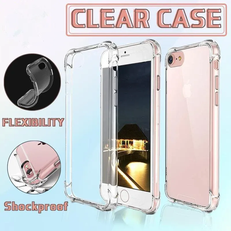 Shockproof Iphone 13 12 11 Pro Max Xs X 8 7 Soft Gel Clear Case Cover For Apple - For iphone 13 Pro โ image 2