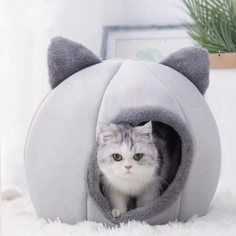 2024 Cat House Bed Soft Washable Grey XL 39 × 40cm — image 2