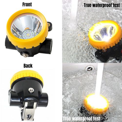 LED Miner Headlight 3000 LUX High Bright Waterproof Hard Hat Lamp Rechargeable — image 6