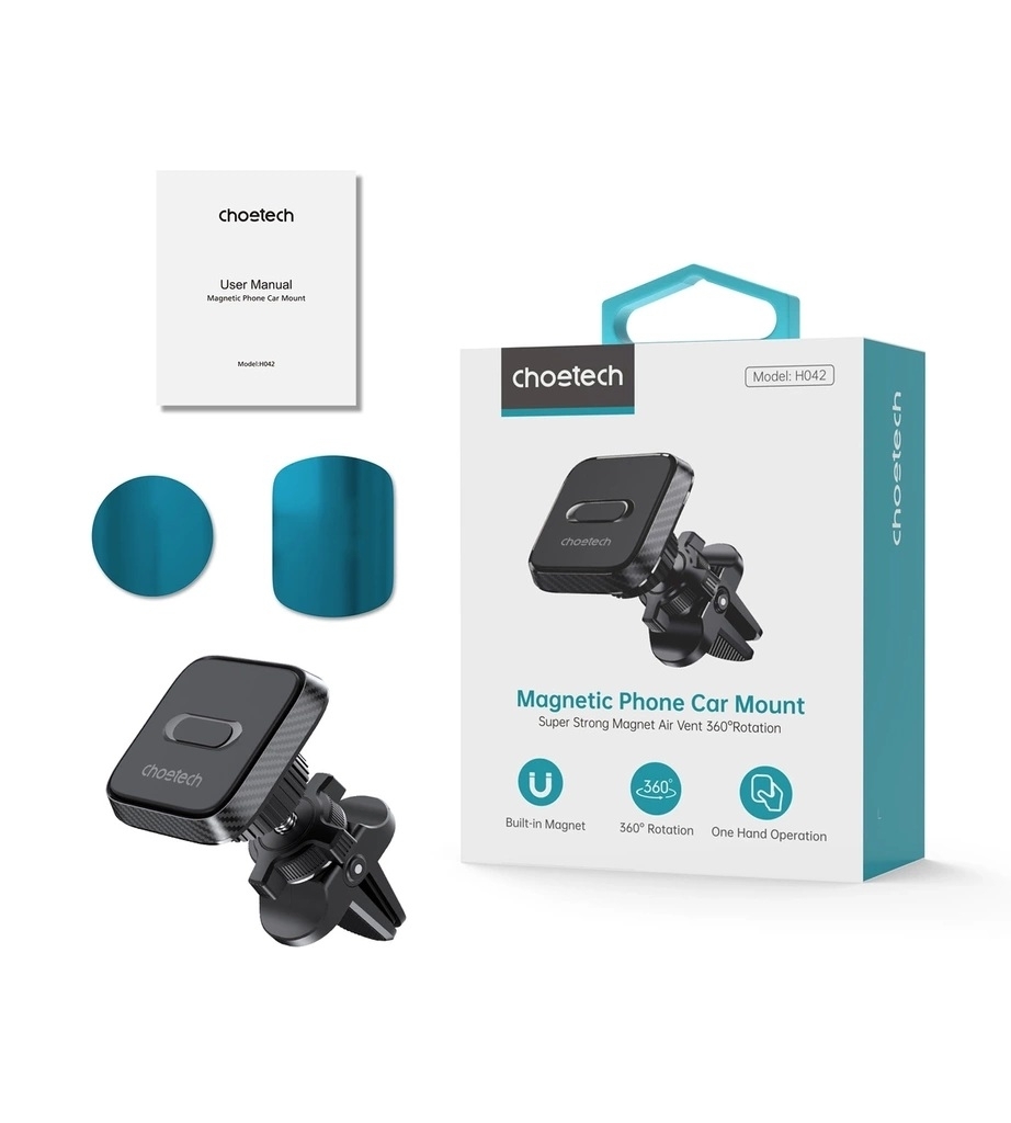 CHOETECH H042 Magnetic Phone Car Mount Car Air Vent Phone Holder โ image 4