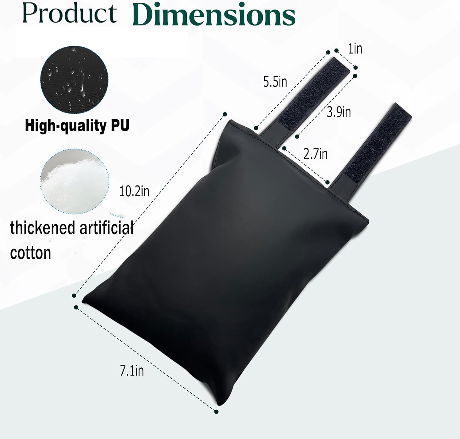 2 Pack Black Outdoor Faucet Cover Winter Freeze Protection Waterproof Insulated Garden Tap Sleeve Universal Cold Weather Shield — image 3