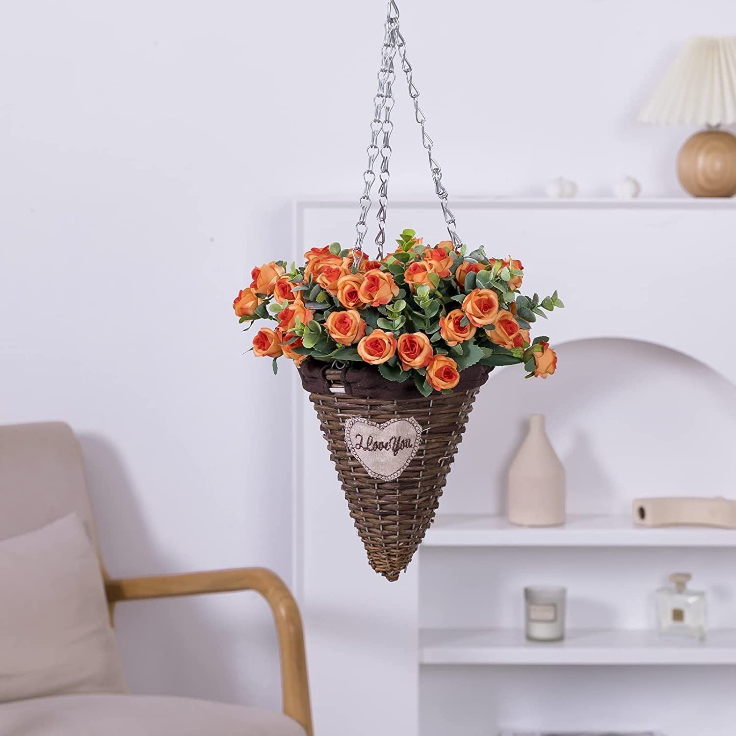 Artificial Flowers, Fake Mini Rose Silk Faux Flowers, Fake Roses Silk Flowers Arrangements Decor, UV Resistant — image 5