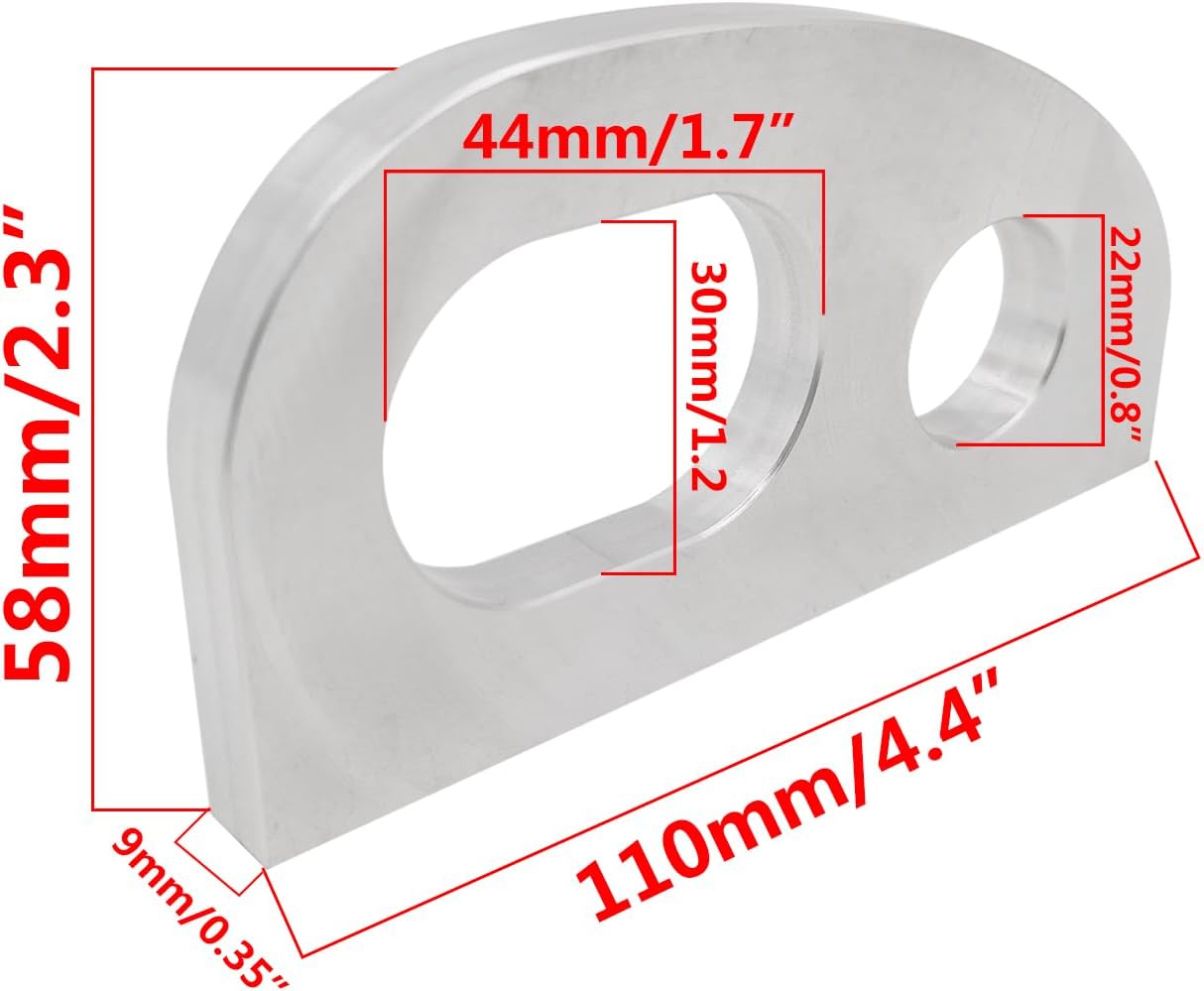 Aluminum Bow Eye,Buckle Rope Hole Marine Boat Eye Tie Off Docking Anchoring Fishing Duck Rowboat Jon Hardware Fittings — image 2