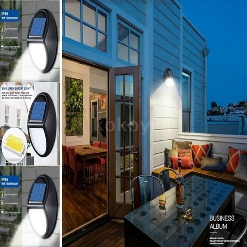 10LED Solar Light Wall Lamp IP65 Waterproof Outdoor Solar Garden Light for Yard Courtyard Led Solar Lamp — image 5