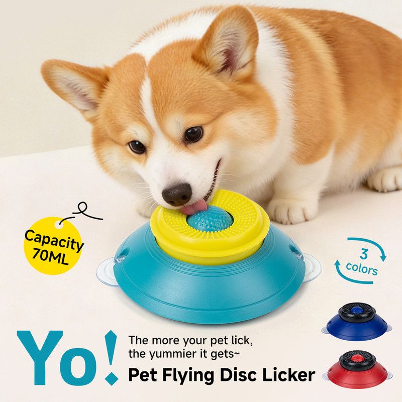 Slow Feeder Lick Bowl, Universal for Cats and Dogs, a Fun and Stimulating Feeding Tool - Green — image 3