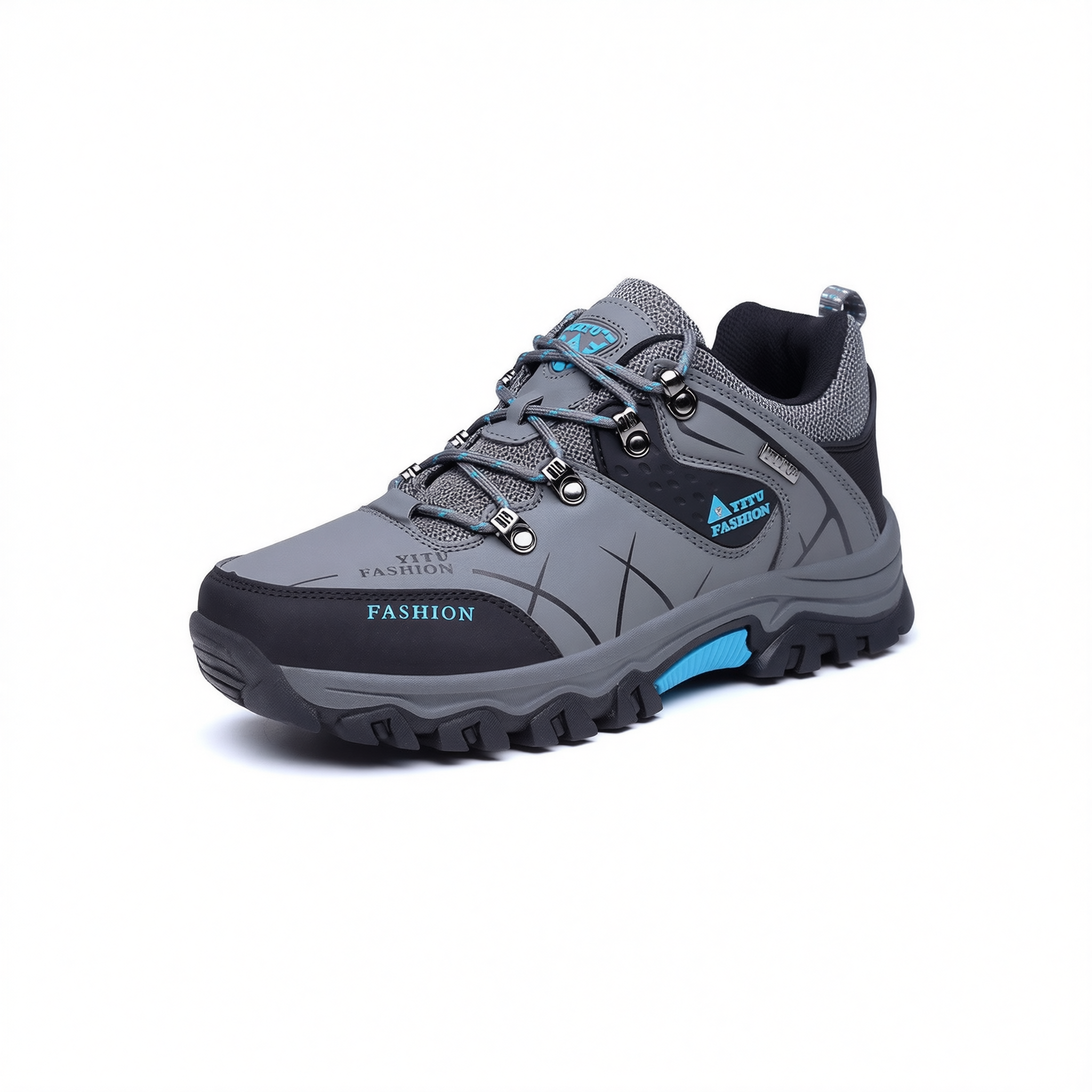QIFENG Men Hiking Shoes Outdoor Trekking Sneakers Army Green 40 — image 2
