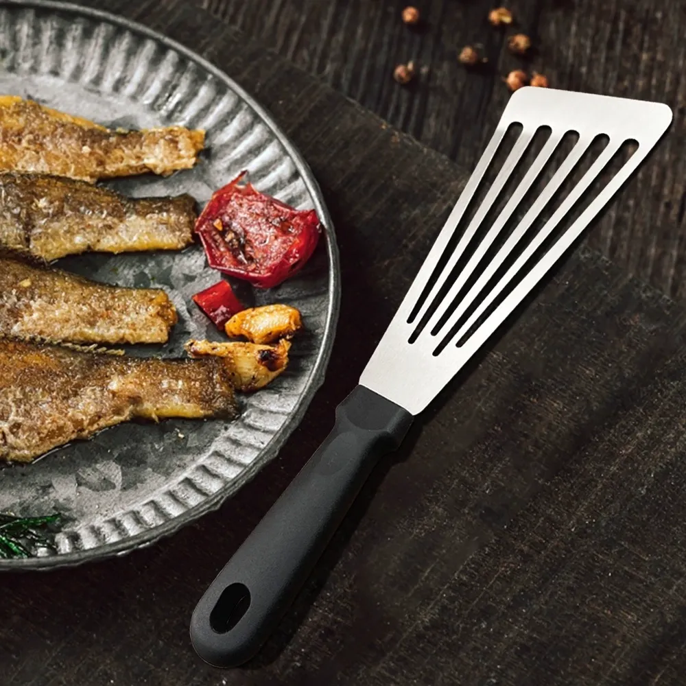 Fish Spatula,Stainless Steel Fish Turner,Flexible Metal Spatula for Flipping Fish,Eggs,Crepes, Steaks,Burgers and Baking,Rust-Proof & Corrosion-Resistant โ image 4