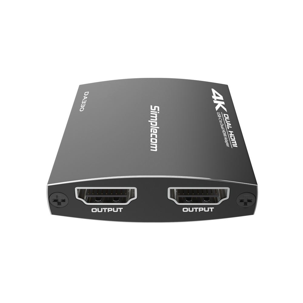Simplecom DA330 USB-C to Dual HDMI MST Adapter 4K@60Hz with PD and Audio Out โ image 5