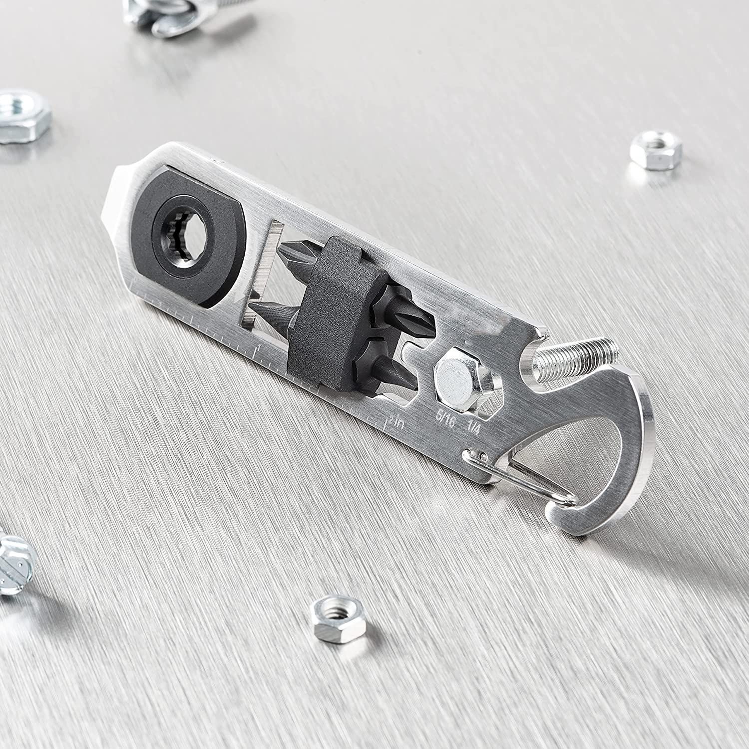 Titanium Pry Bar,Pocket Pry Bar Multifunctional Crowbar, Pocket Tool, Portable Bottle Opener Pocket Screwdriver