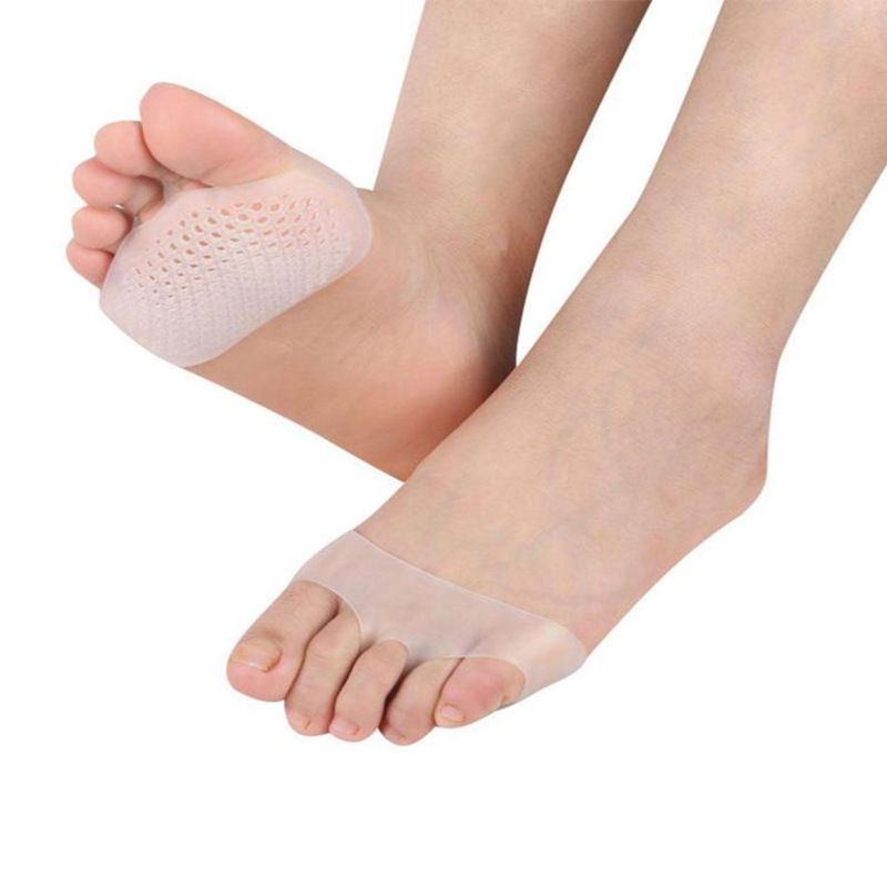 Metatarsal Pads for Women and Men Foot Pads Forefoot Pads Ball of Foot Cushions Soft Gel Pads for Pain Relief - White, 3 Pairs — image 2