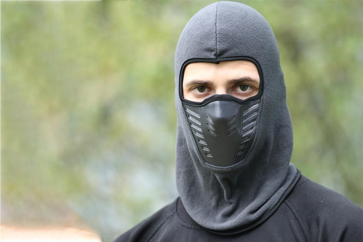 Motorcycle Mask Thermal Face Mask Balaclava Ski Mask -Grey โ image 3