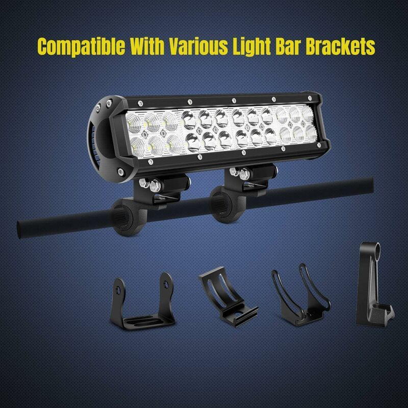2pcs 19-30mm Roof Rack Bracket LED Light Holder Roll Bar Clamps Clamp,for Roll Cage Bar for Off Road,SUV, Made of Aluminum โ image 5