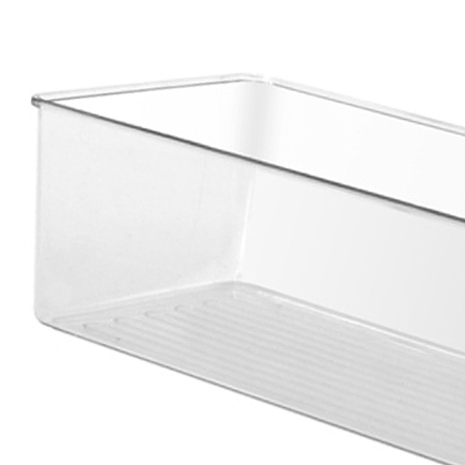 Clear Plastic Storage Bin Refrigerator Organizer Bin Household Double Ear Transparent Storage Box PET Desktop Basket โ image 5